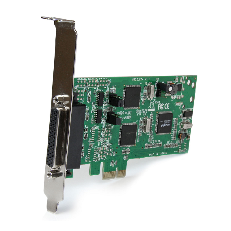 StarTech PEX4S232485 4 Port PCI Express PCIe Serial Combo Card, 2x RS232 2x RS422 / RS485