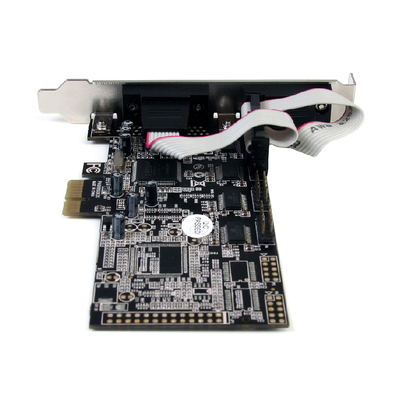 StarTech PEX4S553 4 Port Native PCI Express RS232 Serial Adapter Card with 16550 UART