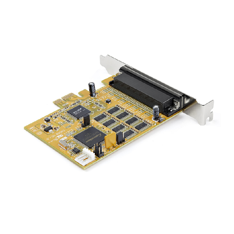 StarTech PEX8S1050 4 Port Native PCIe RS232 Serial Adapter Card with 16950 UART