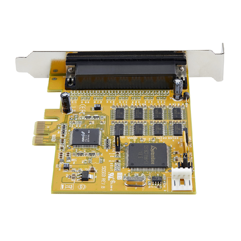 StarTech PEX8S1050 4 Port Native PCIe RS232 Serial Adapter Card with 16950 UART