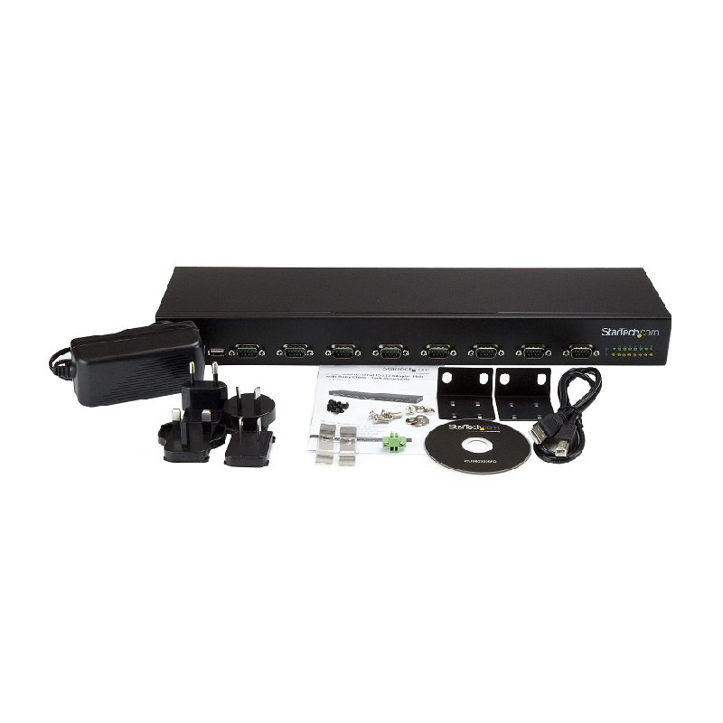 StarTech ICUSB23208FD 8-Port USB-to-Serial Adapter Hub