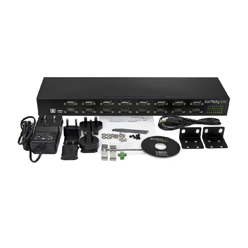 StarTech ICUSB23216FD 16-Port USB-to-Serial Adapter Hub