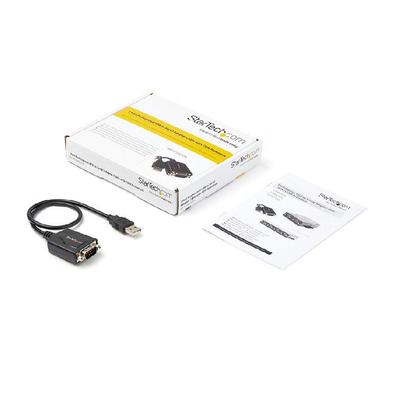 StarTech ICUSB2321X 1 Port Professional USB to Serial Adapter Cable with COM Retention