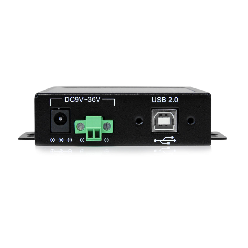 StarTech ICUSB2322X 2 Port Wall Mountable USB to Serial Adapter Hub with COM Retention