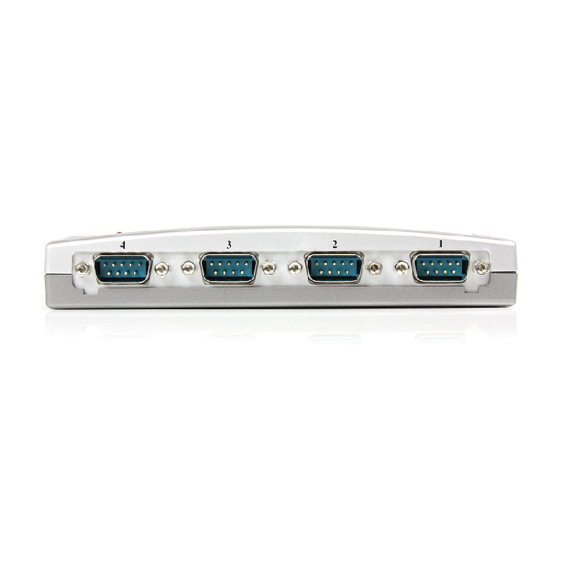 StarTech ICUSB2324 4 Port USB to RS232 Serial DB9 Adapter Hub