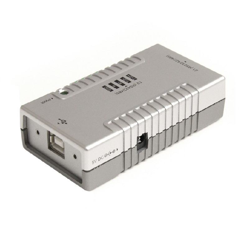 StarTech ICUSB2324852 2 Port USB to RS232 RS422 RS485 Serial Adapter with COM Retention