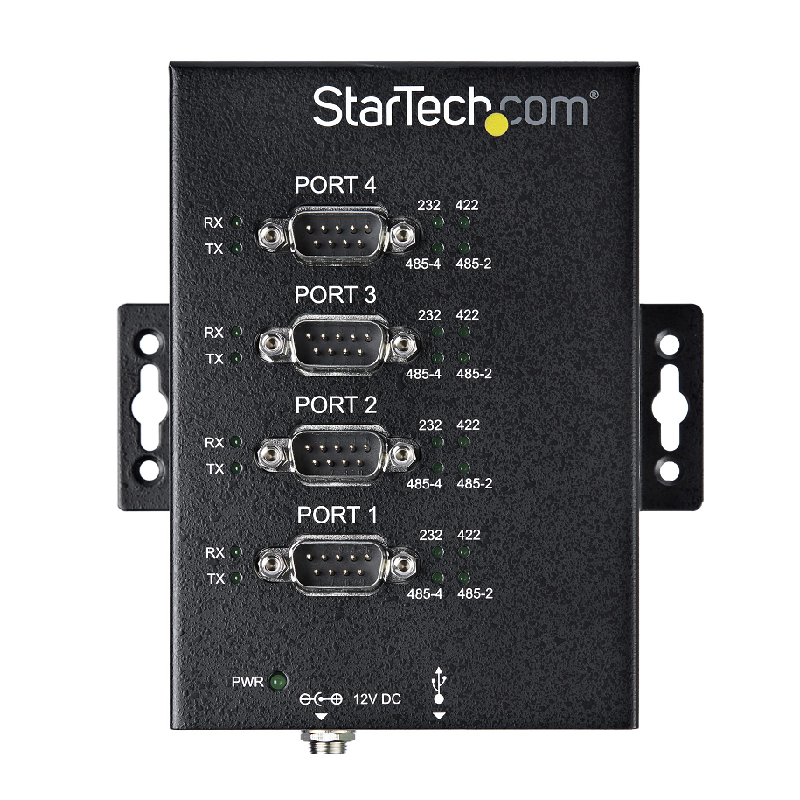 StarTech ICUSB234854I 4 Port Serial Hub USB to RS232/RS485/RS422 Adapter