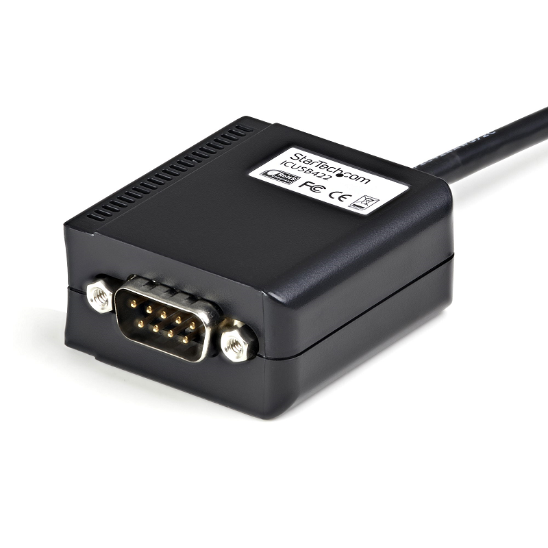 StarTech ICUSB422 6 ft Professional RS422/485 USB Serial Cable Adapter w/ COM Retention