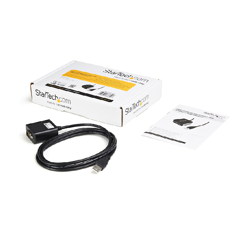 StarTech ICUSB422 6 ft Professional RS422/485 USB Serial Cable Adapter w/ COM Retention
