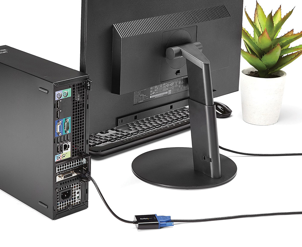 DisplayPort 1.2 to VGA Adapter Converter - DP to VGA - 1920x1200