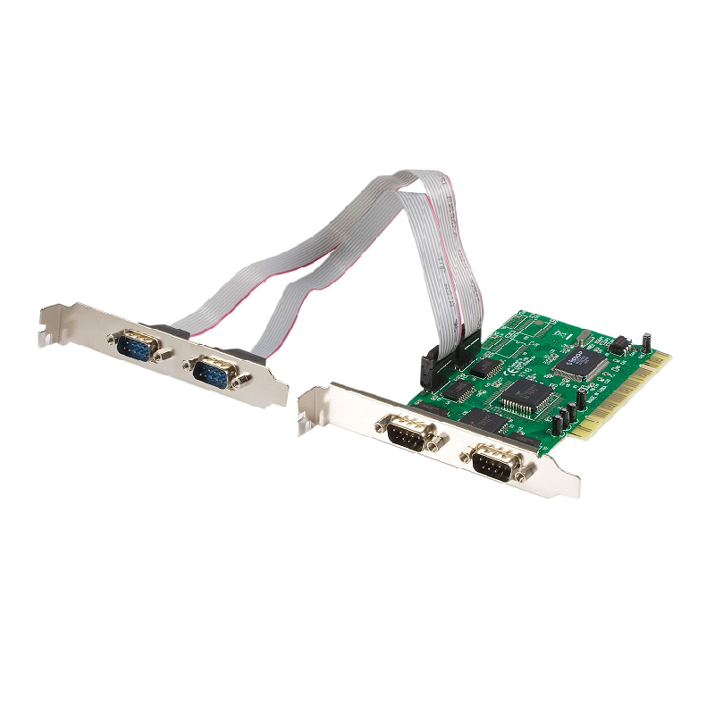 StarTech PCI4S550N 4 Port PCI RS232 Serial Adapter Card with 16550 UART