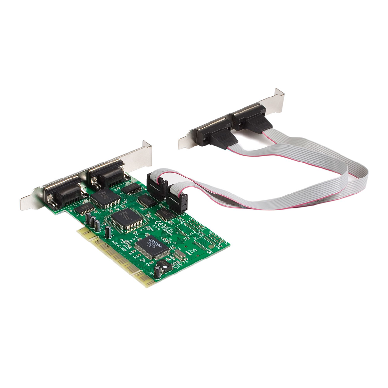 StarTech PCI4S550N 4 Port PCI RS232 Serial Adapter Card with 16550 UART