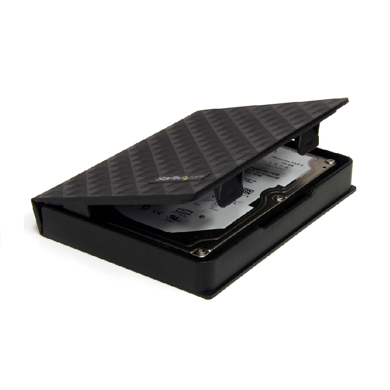 StarTech HDDCASE25BK 2.5in Anti-Static Hard Drive Protector Case - Black (3pk)