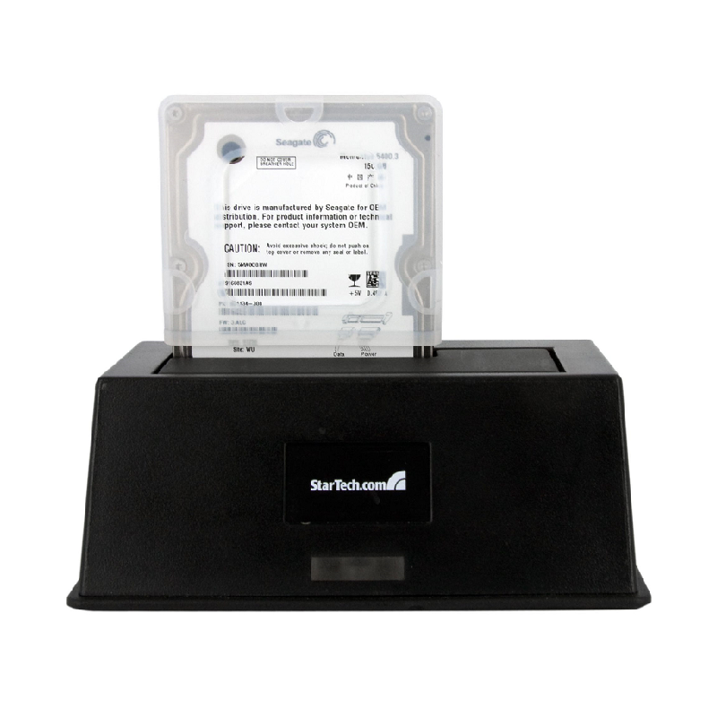 StarTech HDDSLEV25 2.5in Silicone Laptop Hard Drive Protector Sleeve with Connector Cap