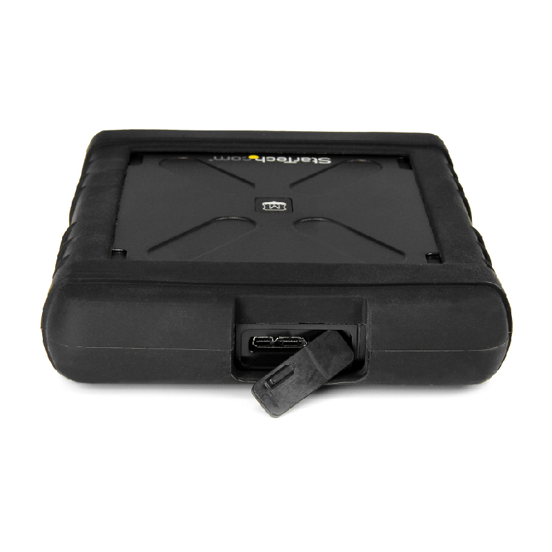 StarTech S251BRU33 Rugged HDD Enclosure - USB 3.0 to 2.5in SATA 6Gbps HDD or SSD - UASP