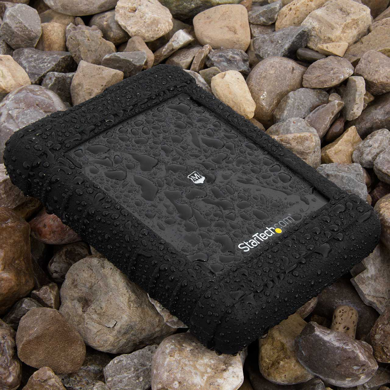 StarTech S251BRU33 Rugged HDD Enclosure - USB 3.0 to 2.5in SATA 6Gbps HDD or SSD - UASP