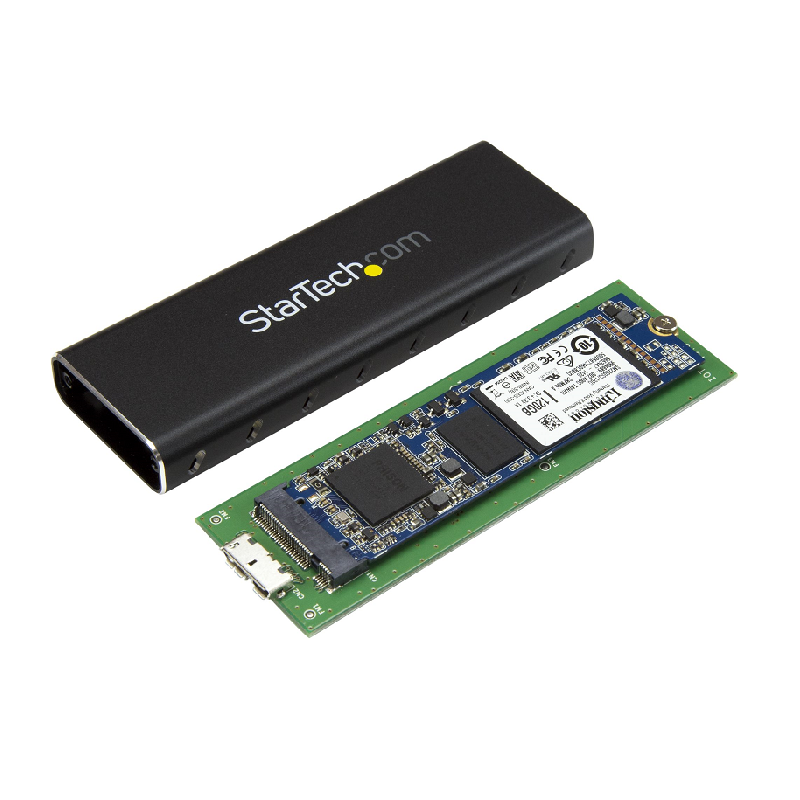 StarTech SM2NGFFMBU33 M.2 SSD Enclosure for M.2 SATA SSDs - USB 3.0 (5Gbps) with UASP