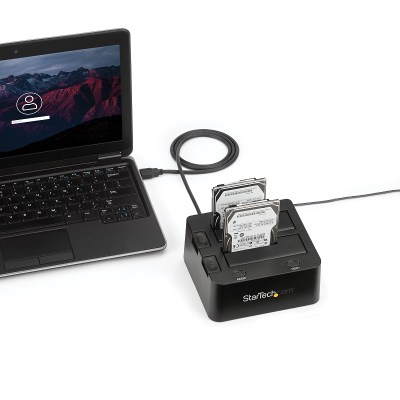 StarTech SDOCK2U33 USB 3.0 Dual HDD Docking Station w/UASP for 2.5/3.5 inch - SATA 6 Gbps