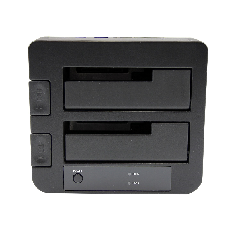StarTech SDOCK2U33EB USB 3.0/eSATA Dual HDD Docking Station w/UASP for 2.5/3.5 inch SATA