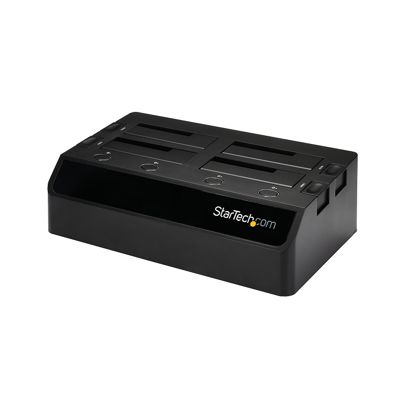 StarTech SDOCK4U33 USB 3.0 to 4-Bay SATA 6Gbps HDD Docking Station 2.5/3.5 inch
