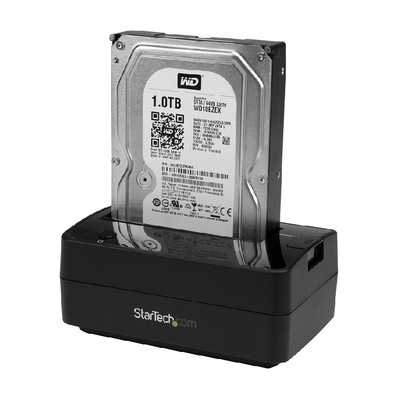 StarTech SDOCKU313E Drive Docking Station for 2.5/3.5 inch SATA Drives USB 3.1 or eSATA