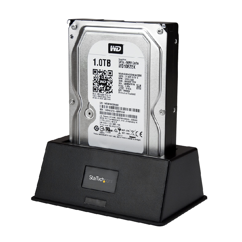 StarTech SDOCKU33BV USB 3.0 SATA III Hard Drive Docking Station SSD / HDD with UASP