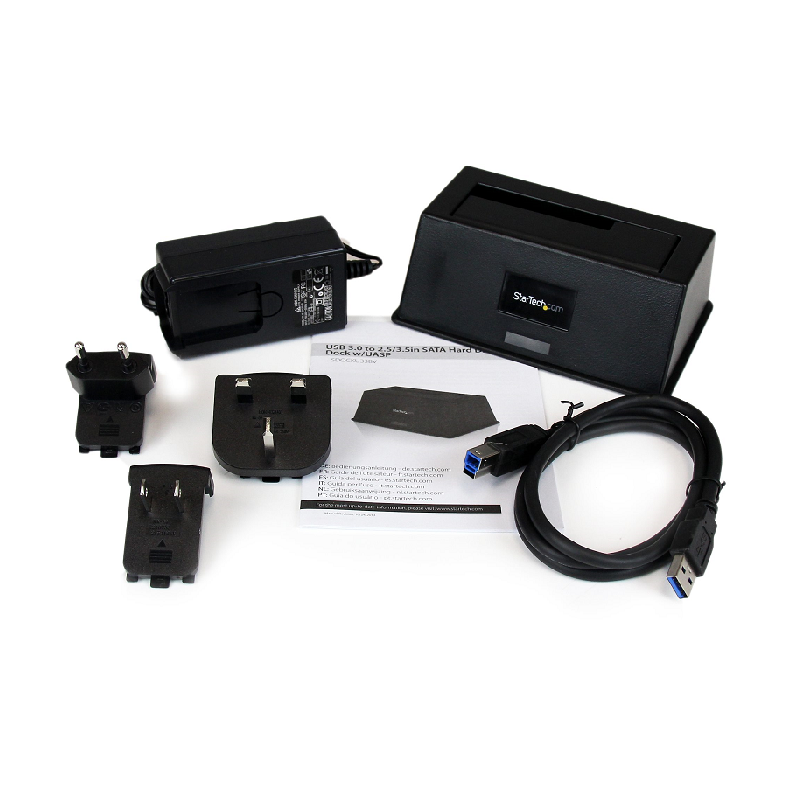 StarTech SDOCKU33BV USB 3.0 SATA III Hard Drive Docking Station SSD / HDD with UASP