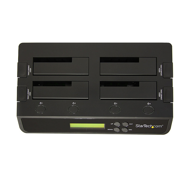 StarTech SATDOCK4U3RE 4 Bay USB 3.0 eSATA to SATA Standalone 1:3 HDD Duplicator Dock