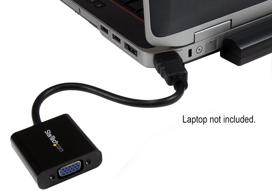 StarTech HDMI to VGA Adapter Converter for Desktop PC / Laptop / Ultrabook - 1920x1080