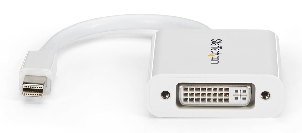 StarTech Mini DisplayPort to DVI Video Adapter Converter - White