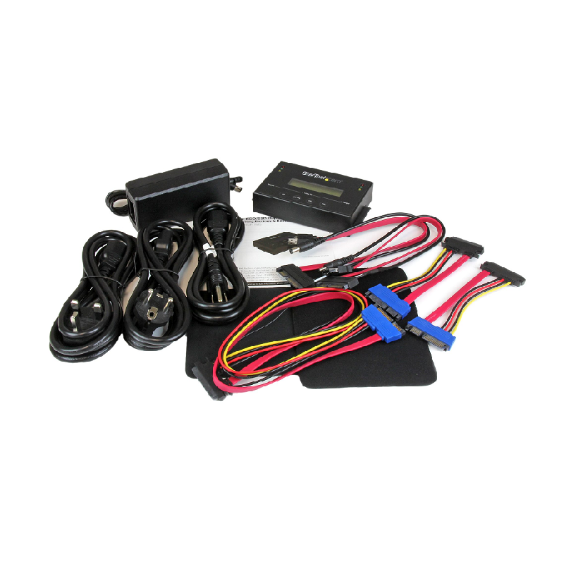StarTech SATDUP11IMG Standalone 2.5/3.5 inch SATA Duplicator w/HDD/SDD Image Backup Library