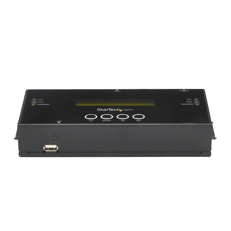 StarTech SATSASDUPE11 1:1 Hard Drive Duplicator/Eraser for 2.5/3.5 inch SATA and SAS Drives