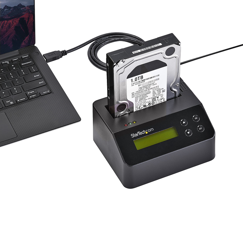 StarTech SDOCK1EU3P Drive Eraser and Dock for 2.5 / 3.5in SATA SSD / HDD - USB 3.0