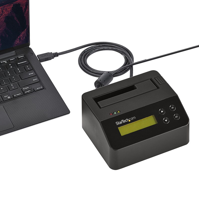 StarTech SDOCK1EU3P Drive Eraser and Dock for 2.5 / 3.5in SATA SSD / HDD - USB 3.0