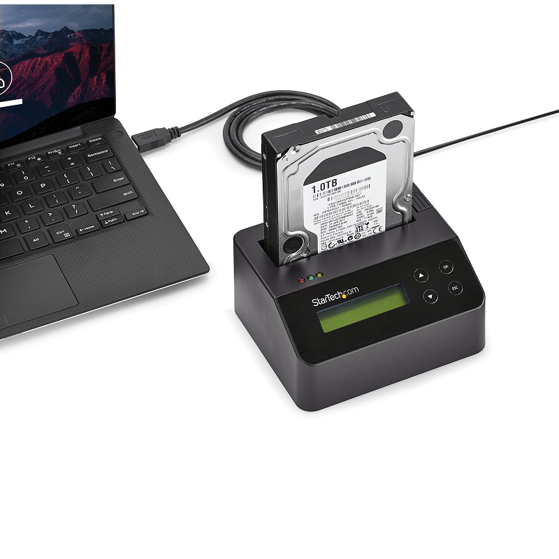 StarTech SDOCK1EU3P2 Hard Drive Eraser and Docking Station - Standalone w/ 4Kn Support