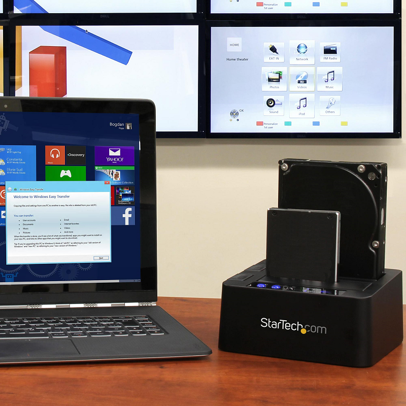 StarTech SDOCK2U313R USB 3.1 (10Gbps) Standalone Duplicator Dock for 2.5&3.5 inch SATA SSD/HDD