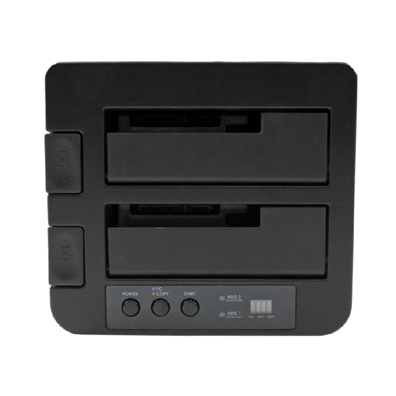 StarTech SDOCK2U33RE Standalone HDD Cloner with SATA 6Gbps for fast-speed duplication