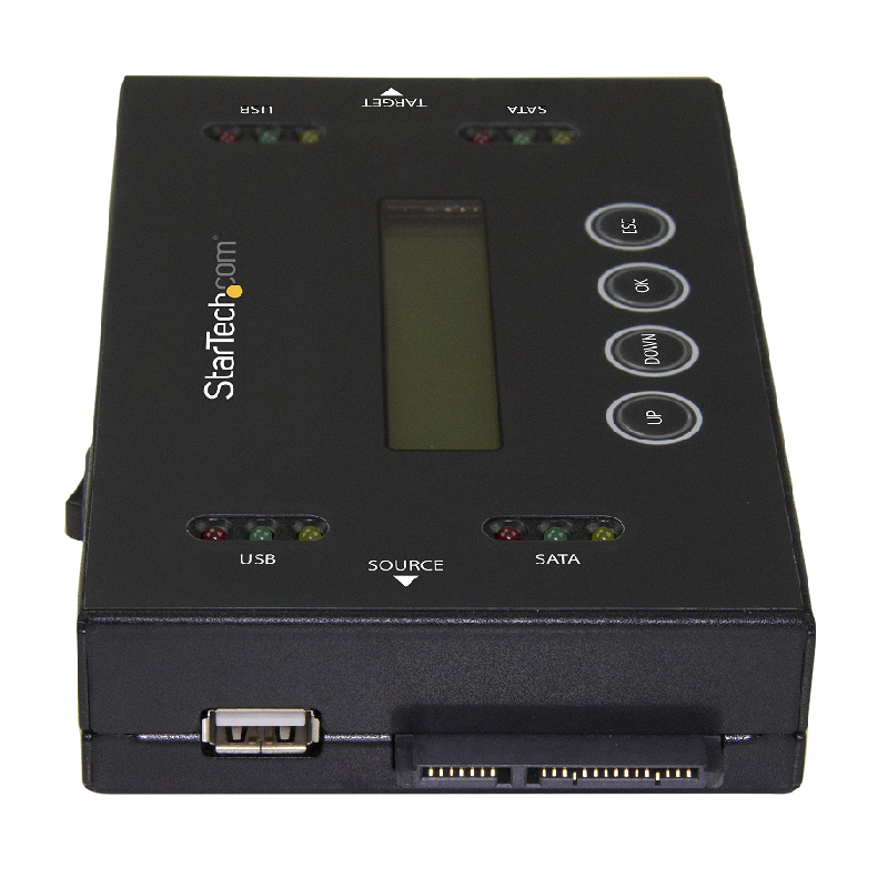StarTech SU2DUPERA11 Drive Duplicator & Eraser for USB Flash Drives & 2.5/3.5 inch SATA Drives