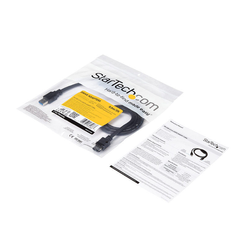 StarTech USB3S2ESATA3 USB 3.0 to eSATA HDD / SSD / ODD Adapter Cable - SATA 6 Gbps