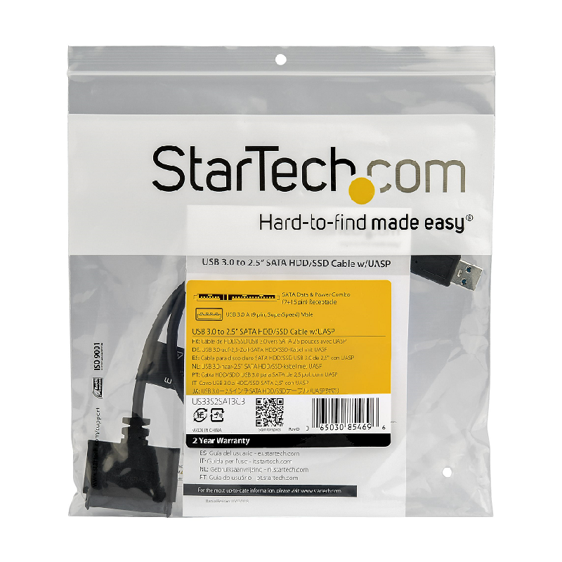 StarTech USB3S2SAT3CB SATA to USB Cable with UASP