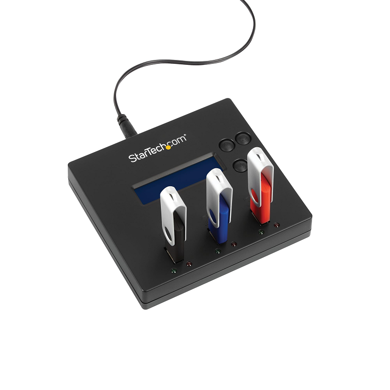 StarTech USBDUP12 1:2 Standalone USB Duplicator and Eraser for Flash Drives