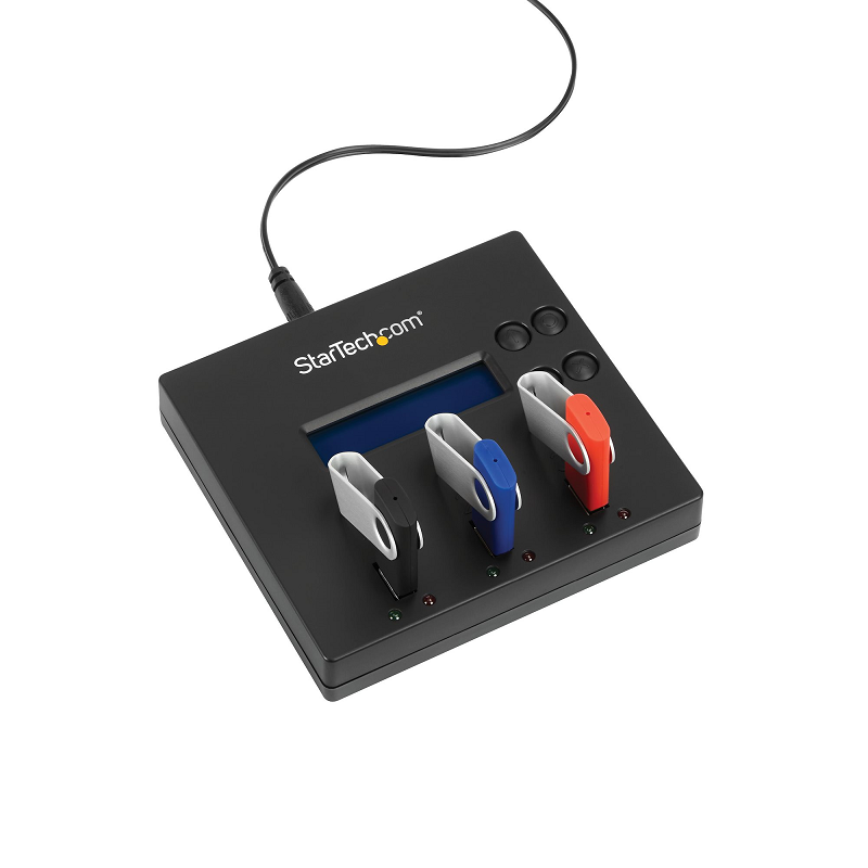 StarTech USBDUP12 1:2 Standalone USB Duplicator and Eraser for Flash Drives