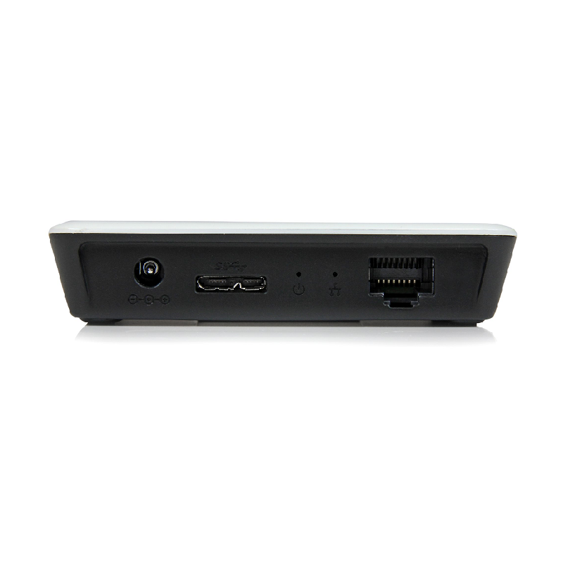 StarTech ST3300U3S USB 3.0 to Gigabit Ethernet NIC Network Adapter with 3 Port Hub - White