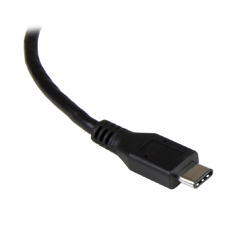StarTech US1GC301AU USB-C to Gigabit Network Adapter with Extra USB 3.0 Port - Black