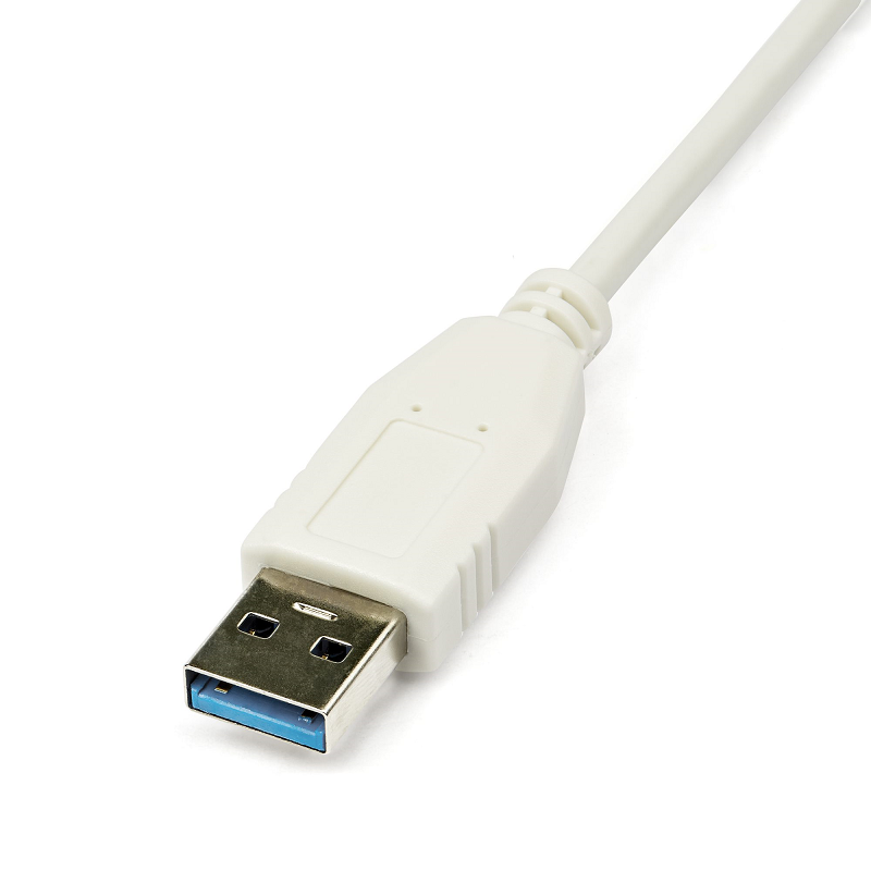 StarTech USB31000SW USB 3.0 to Gigabit Ethernet NIC Network Adapter - White