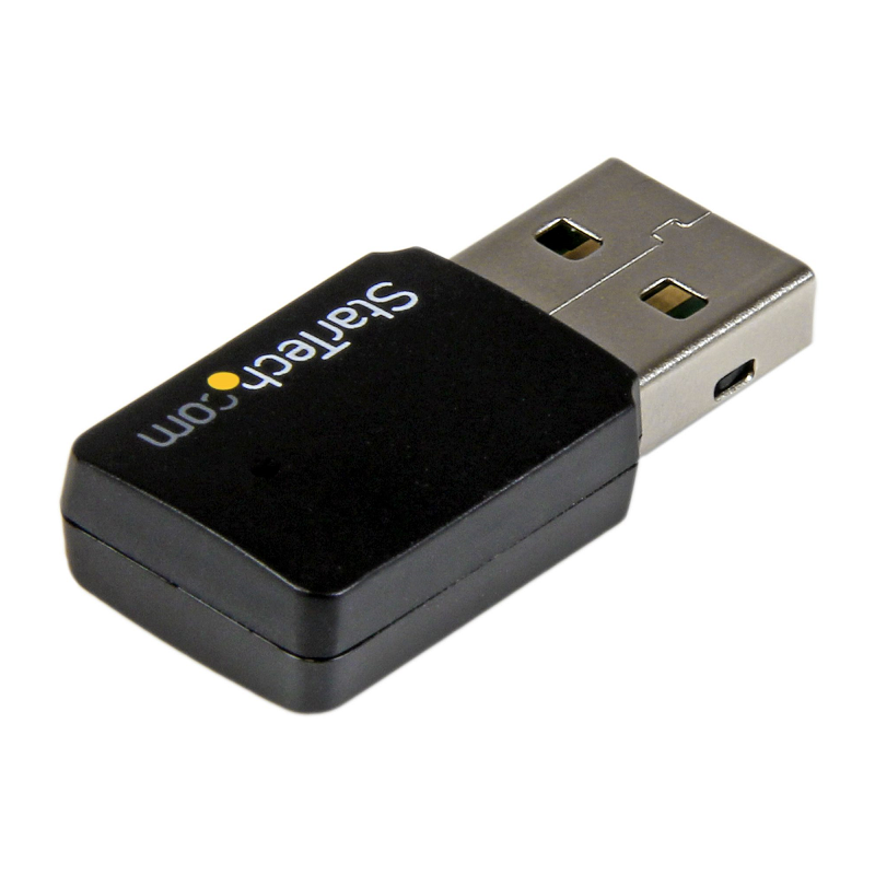 StarTech USB433WACDB USB 2.0 AC600 Mini Dual Band Wireless-AC Network Adapter
