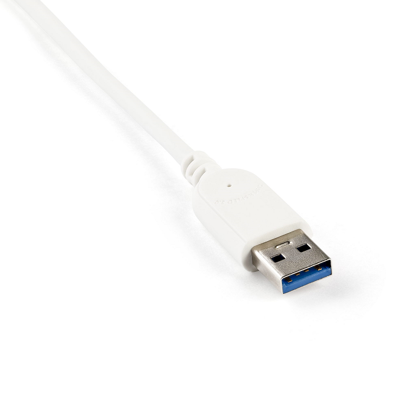 StarTech ST3300G3UA 3-Port Portable USB 3.0 Hub plus Gigabit Ethernet - Built-In Cable