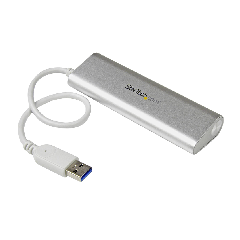 StarTech ST43004UA 4-Port Portable USB 3.0 Hub with Built-in Cable