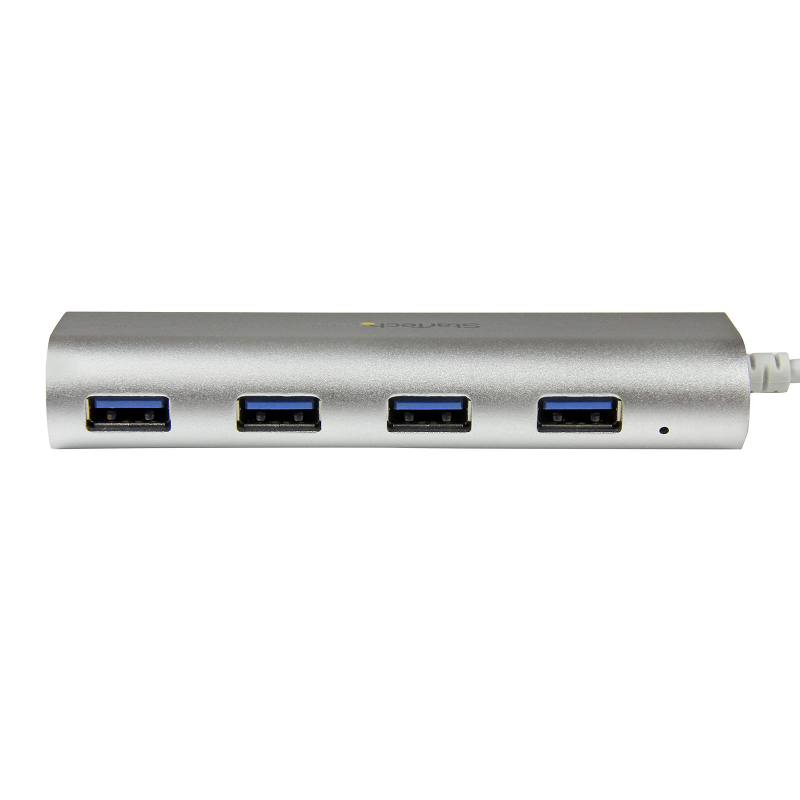StarTech ST43004UA 4-Port Portable USB 3.0 Hub with Built-in Cable