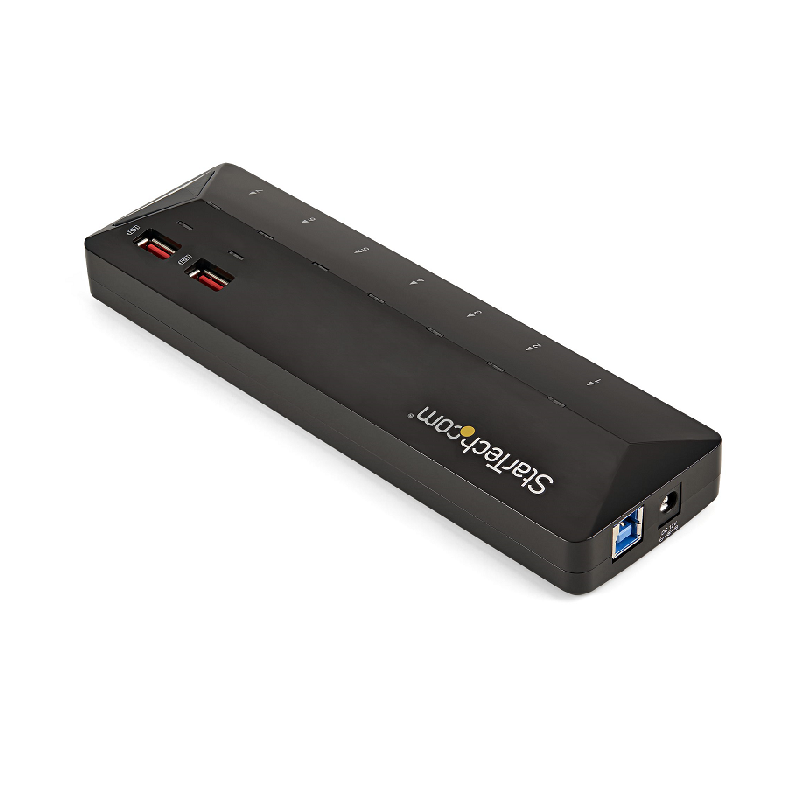 StarTech ST93007U2C 7 Port USB 3.0 Hub plus Dedicated Charging Ports - 2 x 2.4A Ports